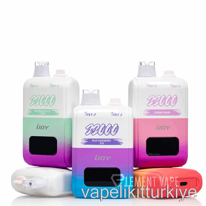 Vape Türkiye Ijoy Sd22000 Tek Kullanımlık Kolombiya Kahvesi Buz